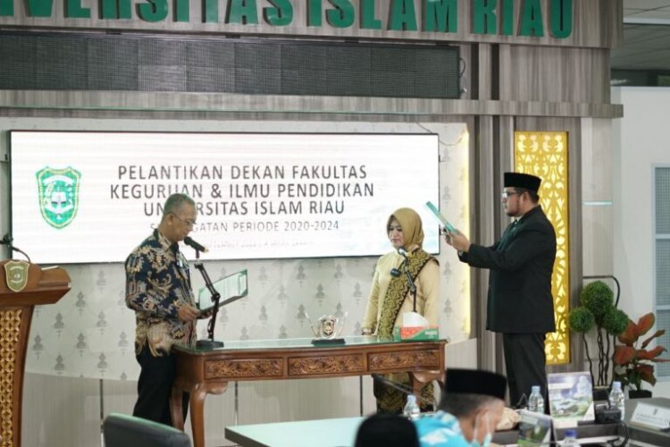 Miranti Eka Putri Dilantik Menjadi Dekan FKIP Universitas Islam Riau