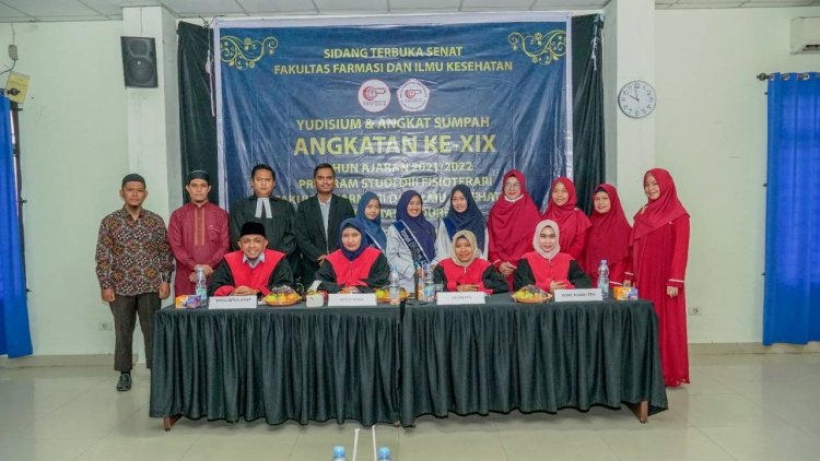 D3 Fisioterapi Universitas Abdurrab Gelar Yudisium dan Pengangkatan Sumpah