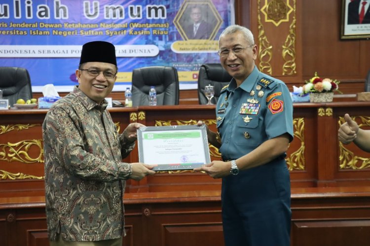 Sesjen Wantannas RI Beri Kuliah Umum di UIN Suska Riau