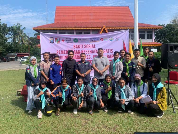 Gelar Bakti Sosial, Himapewa Waradipa Unilak Bantu Masyarakat Rumbai