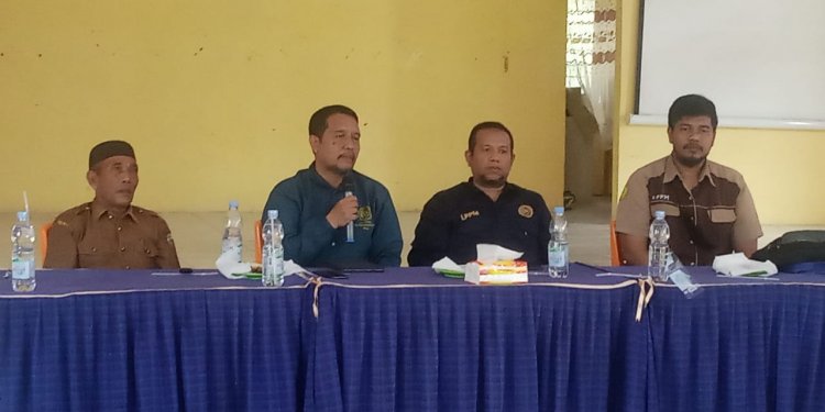 Rektor dan Ketua LPPM Umri Monitoring Mahasiswa KKN di Kampar