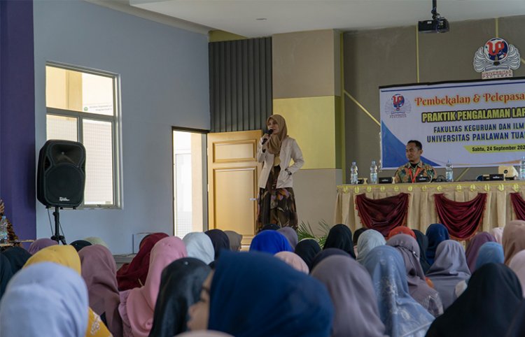Lepas Mahasiswa PPL 2022, Dekan FKIP Universitas Pahlawan Sampaikan Pesan Penting