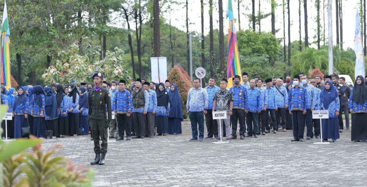 Civitas Akademika UNRI Gelar Upacara Hari Kesaktian Pancasila