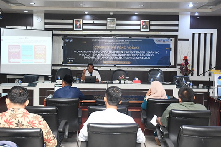 Prodi Keamanan Sistem Informasi Polbeng Gelar Worshop Penyusunan Dokumen Procect Based Learning