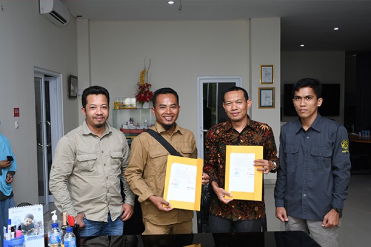 Direktur Polbeng Tandatangani Nota Kesepakatan dengan PT Agsa Global Network