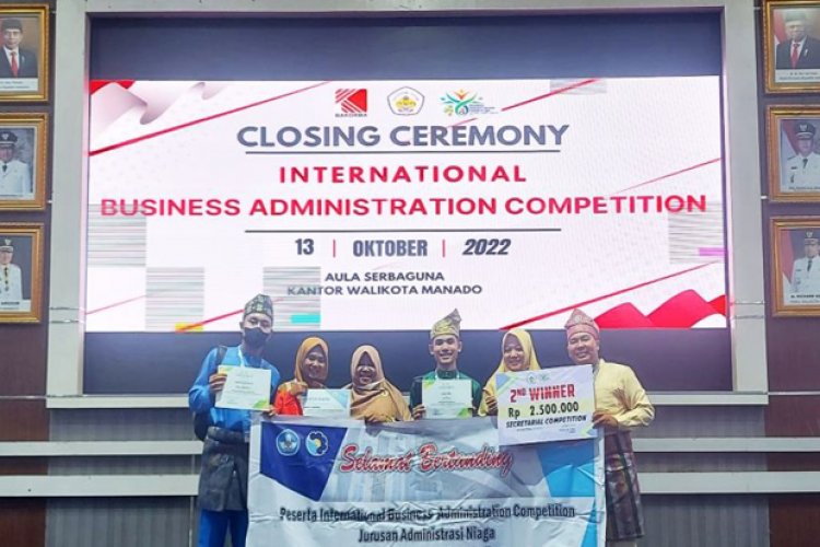 Jurusan Administrasi Niaga Bisnis Polbeng Raih Juara di Business Administration Competition ke-8
