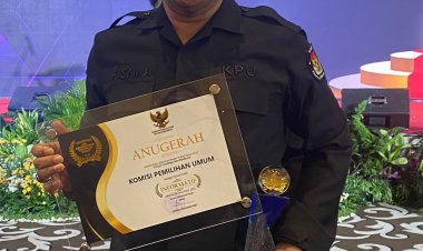 KPU Raih Peringkat Pertama Anugerah Keterbukaan Informasi Publik 2022