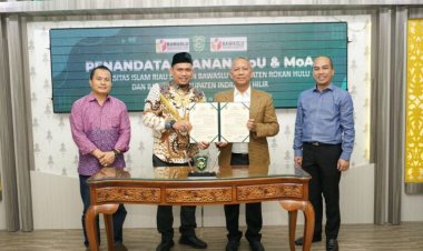UIR Tanda Tangani MoU dengan Bawaslu Kabupaten Rohul dan Inhil