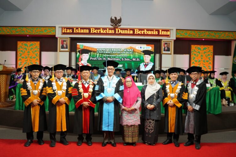 Universitas Islam Riau Kukuhkan Prof Nurman Guru Besar Kebijakan Publik