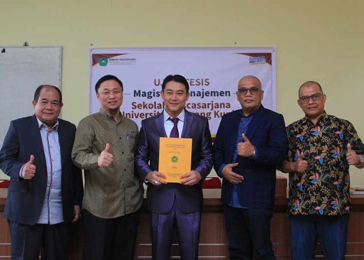 Wakil Ketua DPRD Riau Hardianto Raih Gelar Magister Manajemen Pascasarjana Unilak