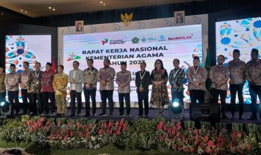 Rektor UIN Suska Riau Hadiri Rakernas Kementerian Agama, Ini Pesan Menteri Agama