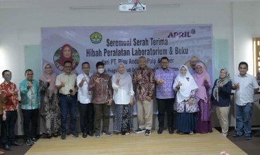 UNRI Terima Hibah Sarana Penunjang Pendidikan dari PT RAPP