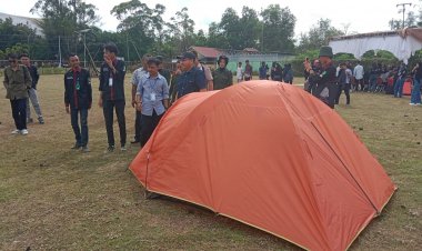 Rektor Unilak Dr Junaidi Buka Camping Edukasi Ormawa di Lapangan Panahan