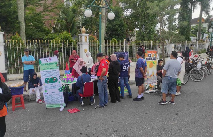 Riau Nutrition Center Universitas Pahlawan Tuanku Tambusai Gelar Pelayanan Gizi Gratis