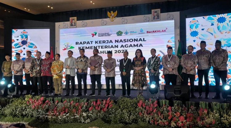 Rektor UIN Suska Riau Hadiri Rakernas Kementerian Agama, Ini Pesan Menteri Agama