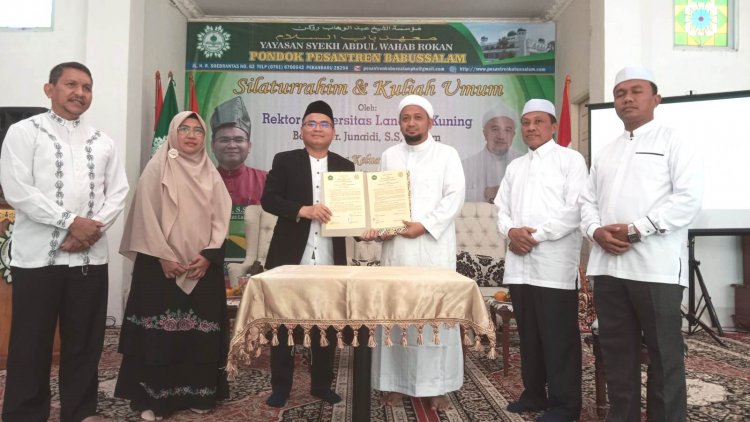 Unilak Buka Ruang Kerjasama dengan Ponpes Babusalam Pekanbaru