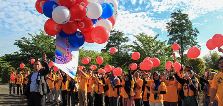 250 Mahasiswa Ikuti Program PCR Goes to School 2023 ke Sejumlah SMA di Pulau Sumatera