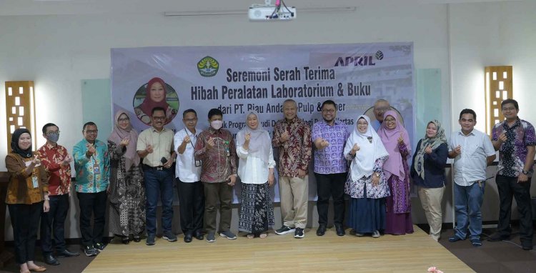 UNRI Terima Hibah Sarana Penunjang Pendidikan dari PT RAPP
