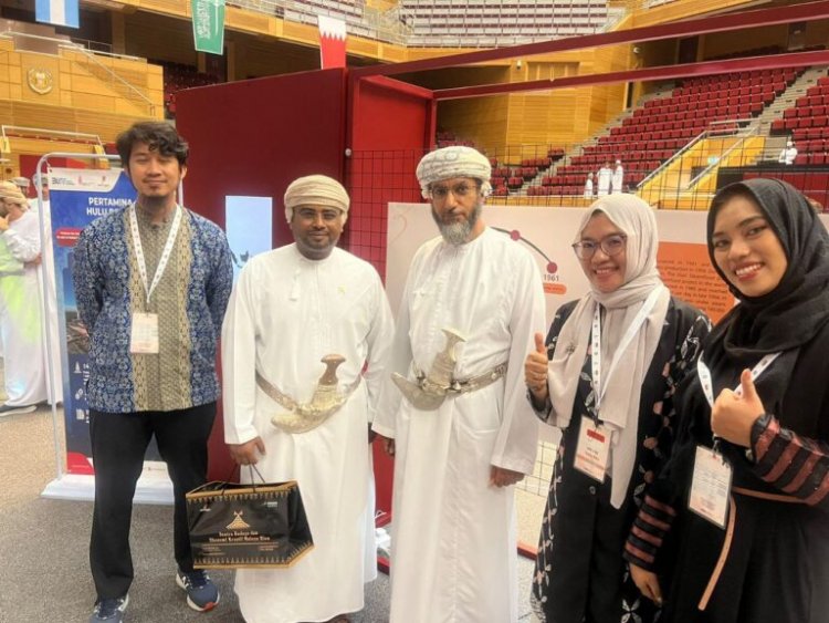 Dua Mahasiswa Teknik Perminyakan UIR Wakili Indonesia di Event Petro Barza Sultan Qaboos University Student Chapter Oman