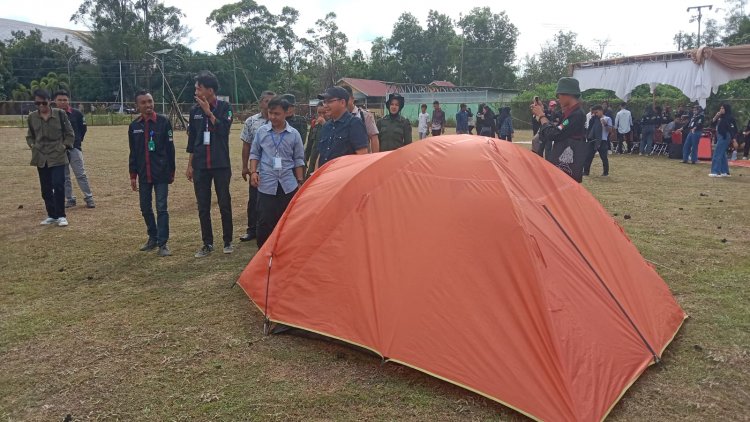 Rektor Unilak Dr Junaidi Buka Camping Edukasi Ormawa di Lapangan Panahan