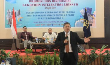 Pakar Hukum KI Unilak Irawan Harahap Dorong Pelaku Ekonomi Kreatif Riau Daftar HAKI