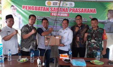 Disketapang Pekanbaru Apresiasi Upaya Penguatan Sarpras P4S Pemuri oleh BPPSDM Bapeltan Jambi