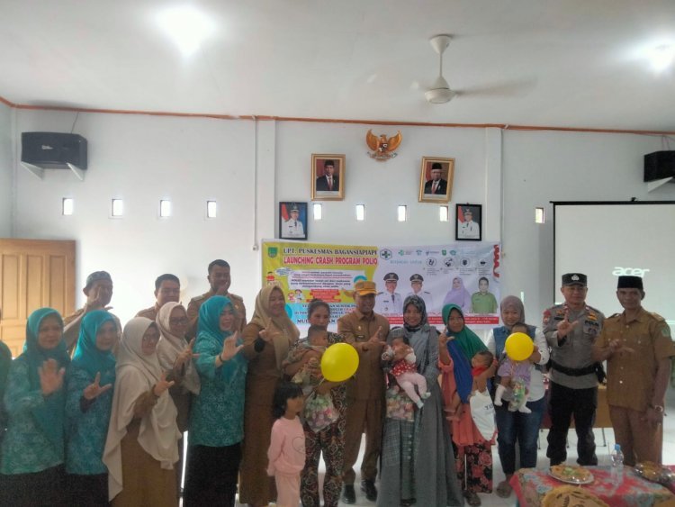 Sekda Rohil Launching Crash Polio 2023