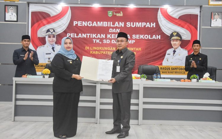 Kasmarni Percayakan Plt Sekda Bengkalis ke dr Ersan Saputra