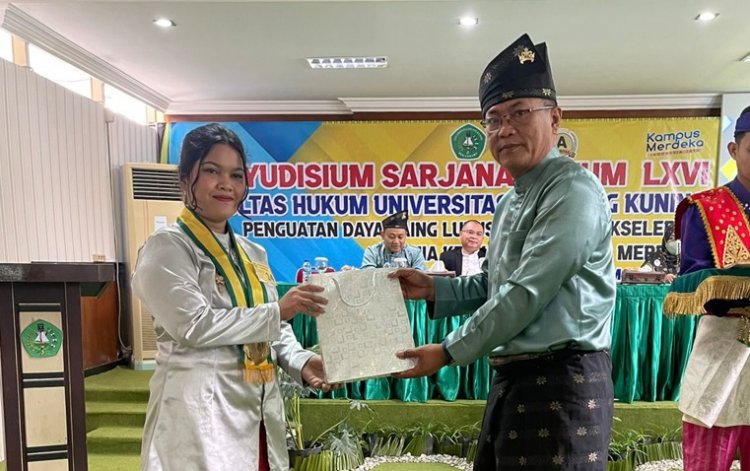 Raih IPK 3,66, Vildese Pasaribu Jadi Pemuncak Yudisium LXVI Fakultas Hukum Unilak