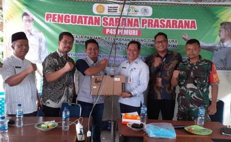 Disketapang Pekanbaru Apresiasi Upaya Penguatan Sarpras P4S Pemuri oleh BPPSDM Bapeltan Jambi