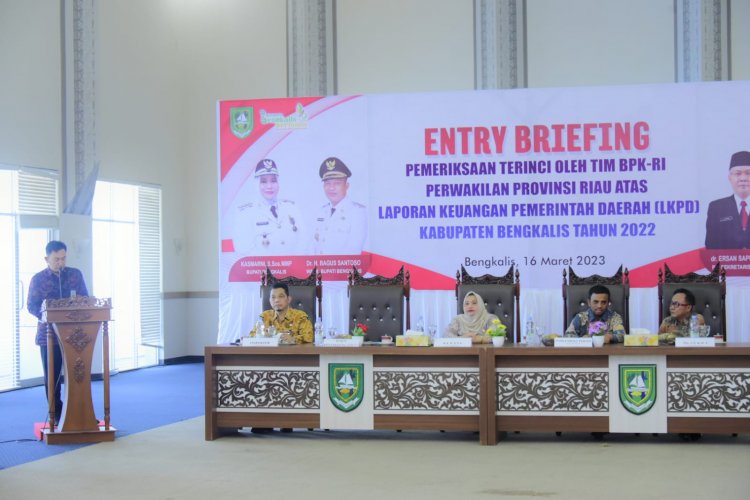 Pemkab Bengkalis Siap Berkoordinasi Dukung Seluruh Proses Pemeriksaan Terinci BPK RI
