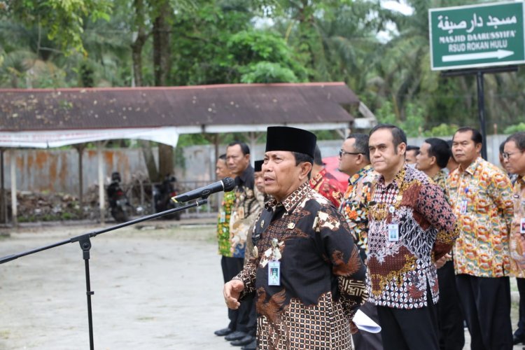 RSUD Rohul Tandatangani Komitmen Akreditasi, Bupati Minta Tingkatkan Pelayanan Kepada Pasien