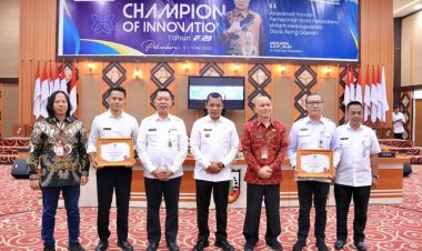 Pj Wali Kota Pekanbaru Luncurkan Aplikasi PEKA, Sejumlah OPD Terima Penghargaan