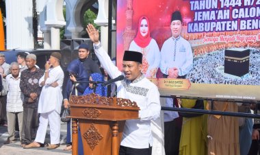 Bagus Santoso Lepas Keberangkatan CJH Rayon Bengkalis Menuju EHA