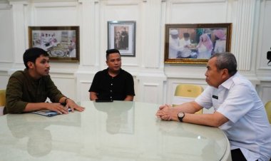 Hendak Gelar Festival Pacu Sampan Tradisional, Gubernur Riau Terima Audiensi Himarusa