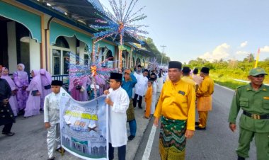 Pawai Taaruf STQ X Desa Pakning Asal Dimeriahkan Ribuan Peserta