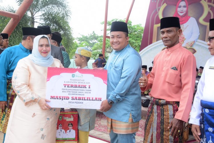 Diumumkan, Ini Pemenang Festival Lampu Colok dan Pawai Takbir Bengkalis
