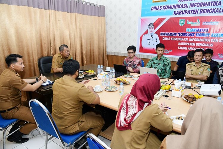 Diskominfotik Bengkalis Gandeng BSSN Lakukan Asesmen Sistem IT Antisipasi Serangan Siber