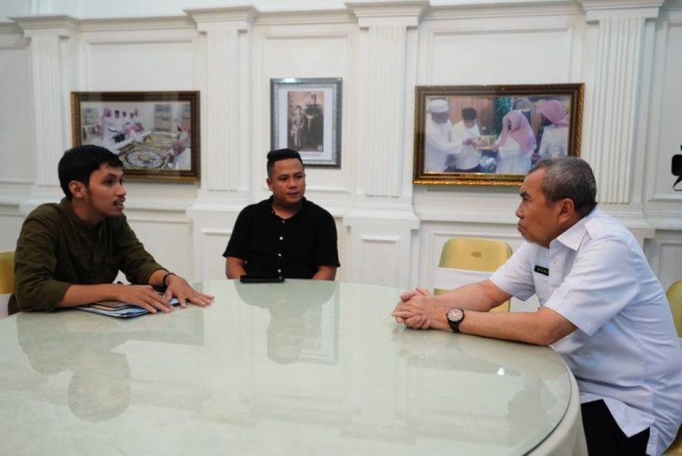 Hendak Gelar Festival Pacu Sampan Tradisional, Gubernur Riau Terima Audiensi Himarusa