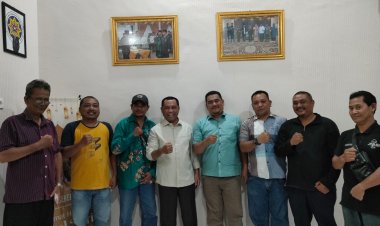 Halal Bihalal Sekda Rohil dengan Insan Pers, Ajak Bersinergi Bangun Negeri