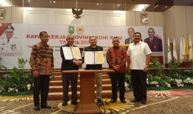 Siap Sukseskan Porwil Riau dan PON XXI, Rektor Unilak MoU dengan Ketua KONI Riau