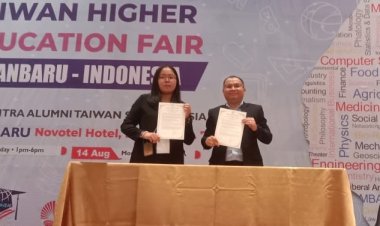 Unilak Jalin Kerjasama dengan Tiga Universitas Asal Taiwan