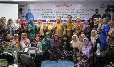 Disketapang Pekanbaru Sosialisasikan Lomba Cipta Menu B2SA