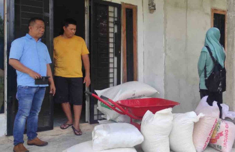 Disketapang Mulai Salurkan Program Cadangan Pangan kepada 6 KWT di Pekanbaru