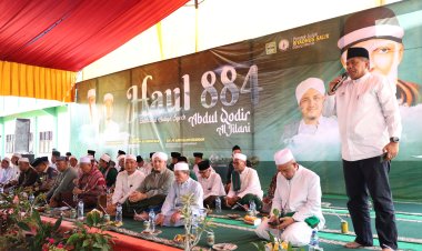 Alfedri Hadiri Haul ke-884 Sulthonul Auliya' Syech Abdul Qodir Al Jilani, Komitmen Perhatikan Pondok Pesantren