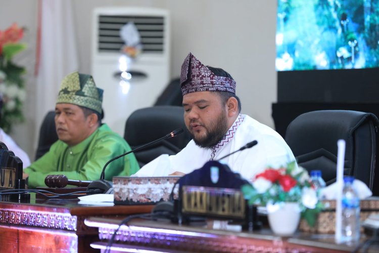 DPRD Rohul Gelar Rapat Paripurna Peringatan HUT ke 24 Rokan Hulu, Novli Wanda Ade Putra Ajak Warga Maju Bersama