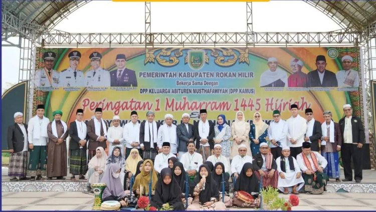 Hadiri Peringatan 1 Muharram di Pesantren BHD, Bupati Rohil Buka Mukernas DPP KAMUS