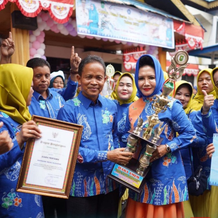 TP PKK Rokan Hulu Juara Umum Lomba Masak serba Ikan 2023 Tingkat Provinsi Riau