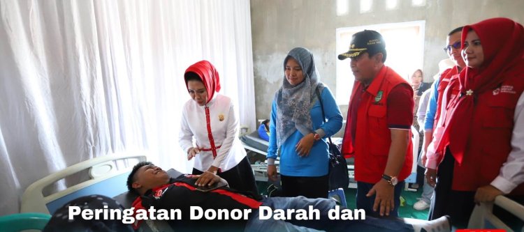 Bupati Rohul Hadiri Donor Darah dan Pengobatan Gratis di Desa Koto