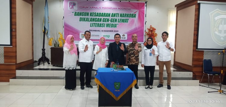 FJPI Riau Beri Kesadaran Anti Narkoba di Kalangan Generasi Z Lewat Literasi Media